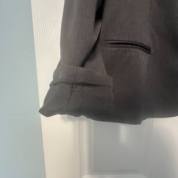 Anne Klein Suit Blazer Jacket Charcoal Gray Size 16 - Picture 5 of 7